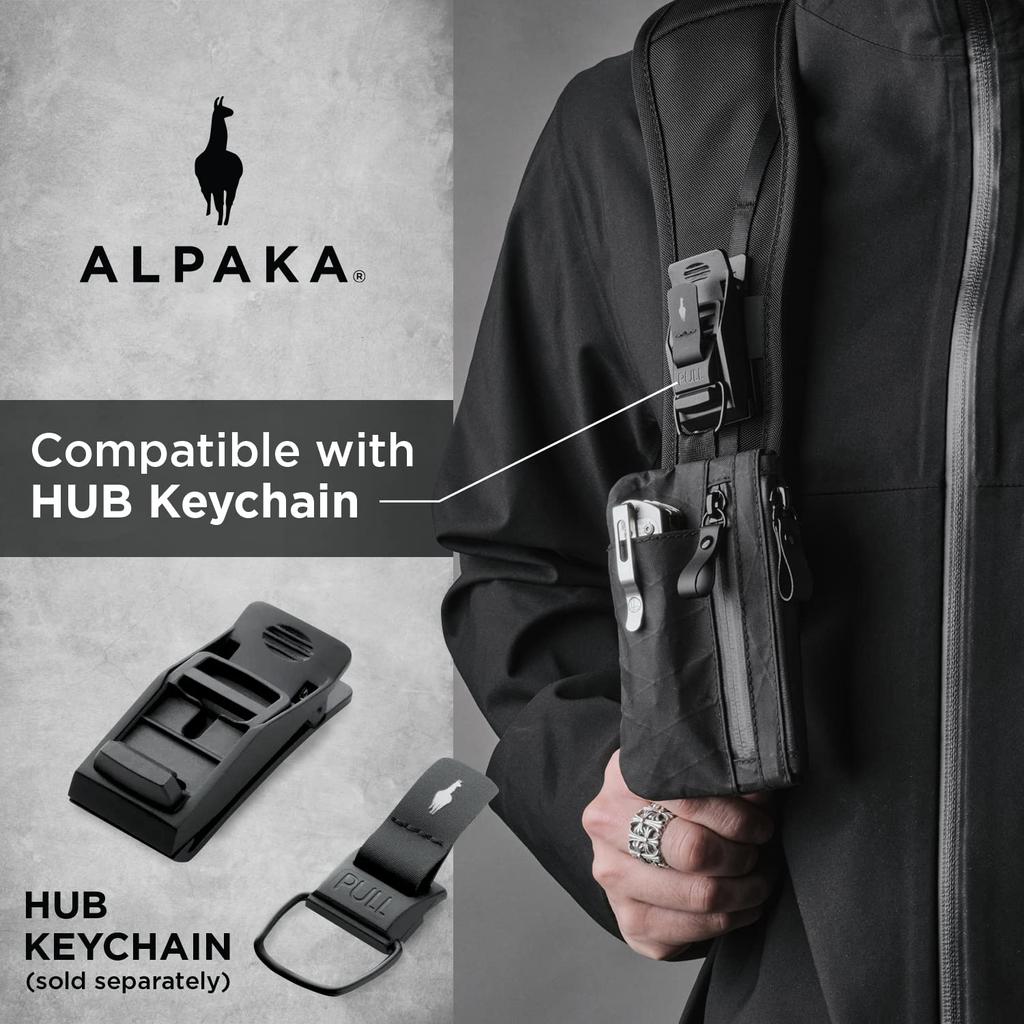 Pouch Zip Pouch PRO [ALPAKA] [Alpaca] Men's (Black VX21)