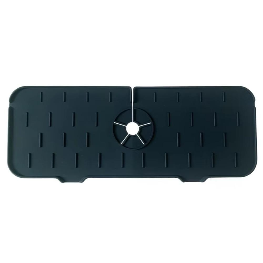 

Брызгозащитные коврики для слива раковины Складной коврик под смеситель Новый коврик для слива под смеситель чёрный