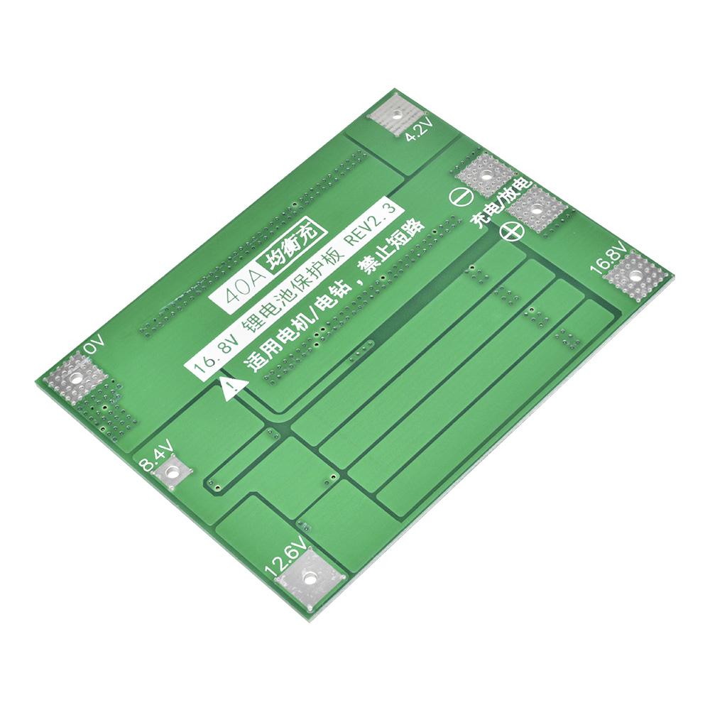 3S 4S 40A 60A Li-ion Lithium Battery Charger Protection Board 18650 BMS For Drill Motor 11.1V 12.6V/14.8V 16.8V Enhance/Balance