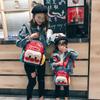 Kids Backpack Cute Cartoon Clown Pattern Breathable Heat Dissipation Large Storage Space Student Sch
