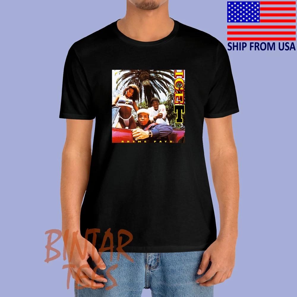 Ice T Rhyme Pays Men s Black Size S to 5XL 4XL