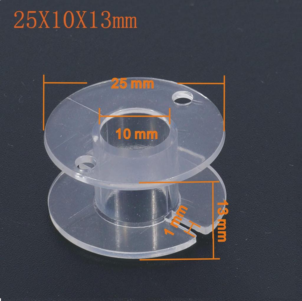 Clear Round Skeleton Plastic Spool for Audio Inductor Coil