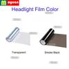 For TOYOTA COROLLA E210 -2024 Car Headlight Protect Car Film Headlamp Transparent Black TPU Exterior Sticker Car Accessories