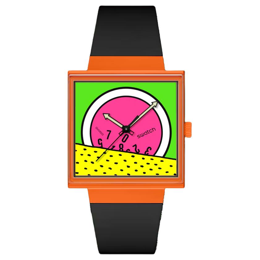 SWATCH Unisex Green Watch SO34Z101 SO34Z101 Green Dial