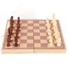 Portable Wooden Chessboard Folding Board Chess Game for Party Family Activities