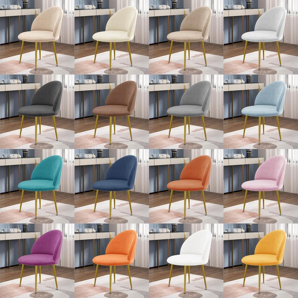 Chair Velvet Duckbill Cover Round Bottom Stool Back Dinning Makeup Elastic Big