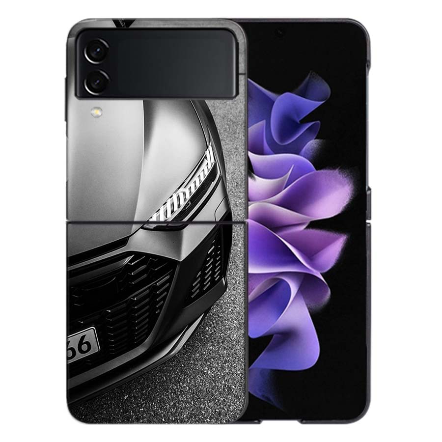Une Berline de Luxe Magique Pour Samsung Galaxy Z Flip 5 4 3 Coque Rigide Anti-Choc Téléphone Z Flip 6 7 5G Z Flip 5 4 5G TPU PC Har