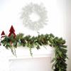Forest Style PE Christmas Wreath for Door Hanging Decor