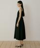 Lingseoul Bustier Shirring Dress-Black