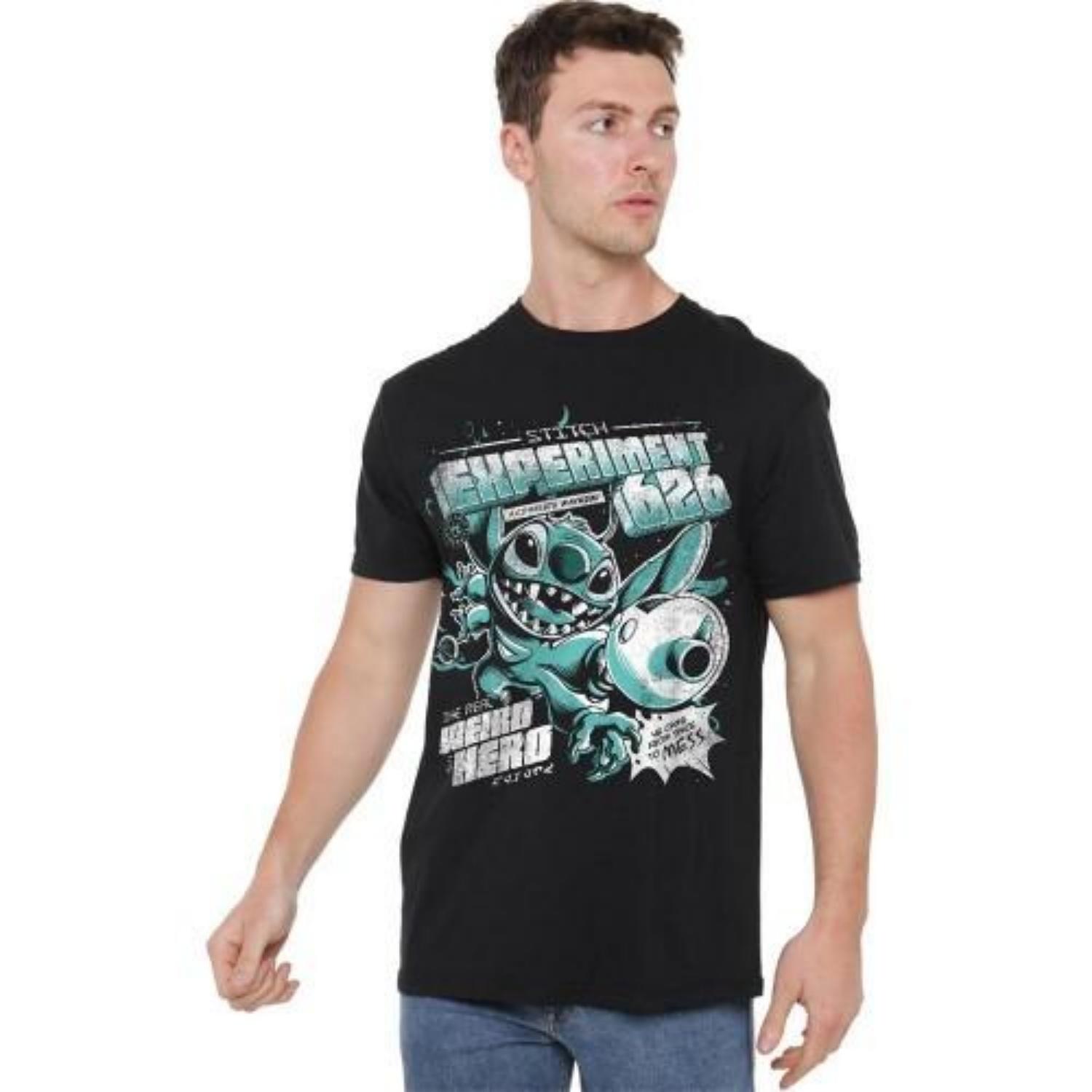 

Lilo & Stitch Unisex Adult Experiment 626 T-Shirt S чёрный