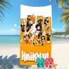 Beach Towel with Haikyu Pattern - soft,absorbent,machine washable Lightweight&Modern,swimming,Travel Essentials