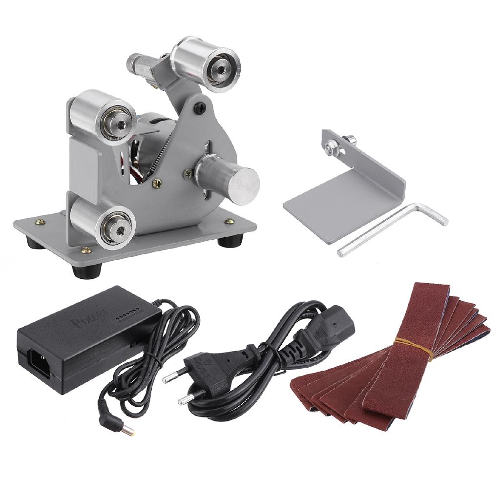 Electric belt grinder Belt Sander DIY Polishing Grinding Machine Mini Cutter Edges Sharpener Belt Head Sander DC12~24V
