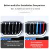 Car Three-color Grille Buckle Car Grill Stripes Front Grid Clips Cover Strips Trim Accessories For BMW X1 U11 2026-2026
