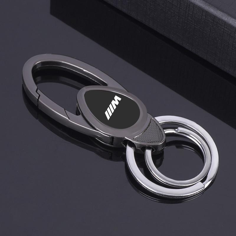 New Fashion All-Metal Alloy Car Emblem Key Chain Key Ring For BMW M Emblem M5 M3 E46 E36 E34 F10 E90 F30 E60 F30 E53 E30 E92 E87 gjvc84