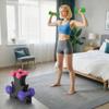 Hex Dumbbells Set with Dumbbell Rack, Hand Weights for Strength Training Weight Lifting, 2 X 1kg, 2 X 3kg, 2 X 5kg