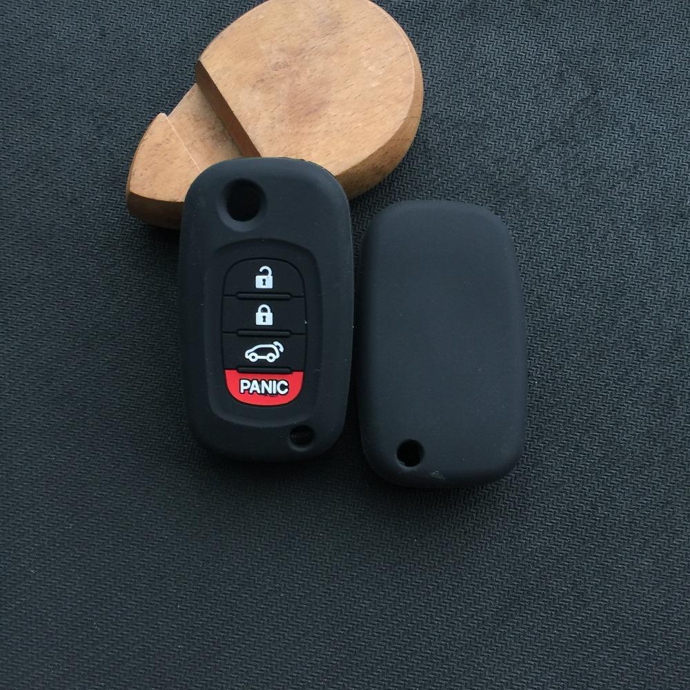ZAD Silicone Key Cover for Benz Smart Fortwo 453 Forfour 2015 2016 2017 Starline A93 Case for Keychain Alarm
