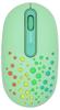 EGRET HappiE (Mint) EM23-H2 Bluetooth & 2.4G Rechargeable Silent Wireless Mouse, Compatible with 3 PCs, 3-Level DPI, Cute and Stylish, Green,