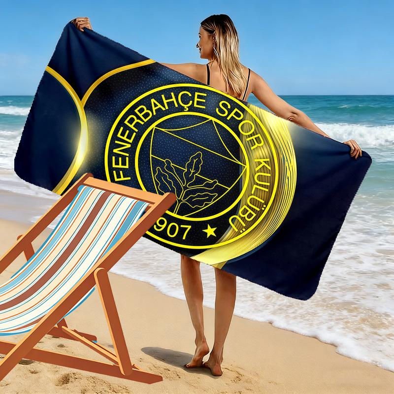 Fenerbahce2 Print Beach Towel, Large Soft Quick Dry Towel for Beach Camping Swimming