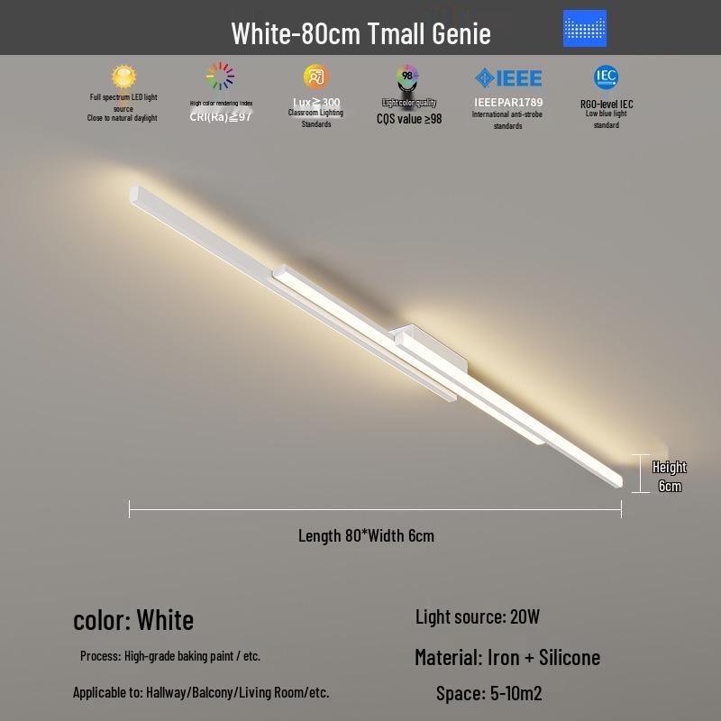 2025 Modern Minimalist Hallway & Corridor Light - Simple Design for Entrance, Balcony & Wardrobe Spaces