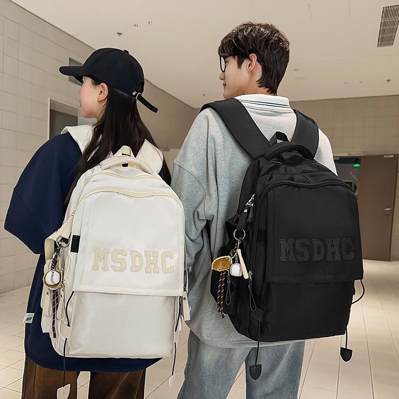 School Bag Female Simple High School College Student Backpack Large Capacity Women's Bag Water-proof Travel Backpack