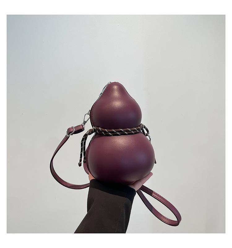 Neue Weinkürbisform personalisierter Design-Sinn i Trend neue Mode Messenger Umhängetasche Frauen