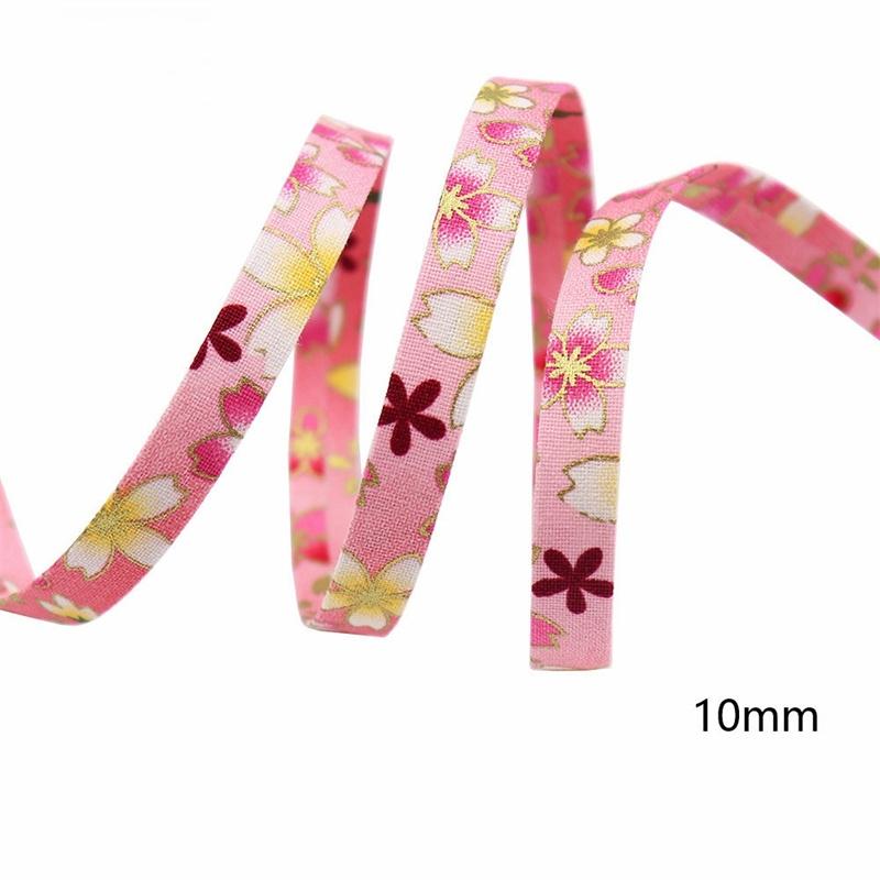 1m Flowers Ribbon Press Cloth Strip DIY Handmade Materials Headwear Hair Bows Clothing Shoes Hats Crafts