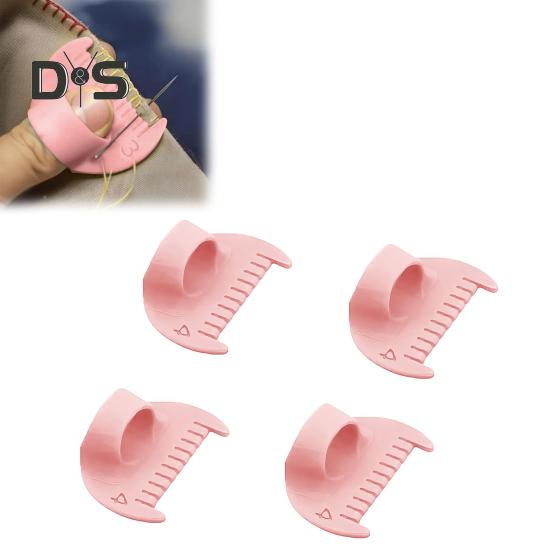 3-teilige Daumen-Nähschablone, Handnäh-Nahtführung, Finger-Overlock-Lineal mit Skala, Quilt-Werkzeug für gleichmäßige Stiche, DIY-Stickereien, Lederhandwerk