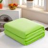 Solid-Color Flannel Blankets, Sofa Throws, Coral Fleece, Warm Bed Sheets, Nap Blankets