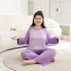 Spring Plus Size Kids' Raglan Long Sleeve Pajama Set - Teen Loose Fit