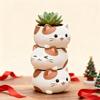 3D stacked cat flower pot silicone mold, works for resin, plaster and clay. Great for succulent planters, desk decor and handmade gifts.