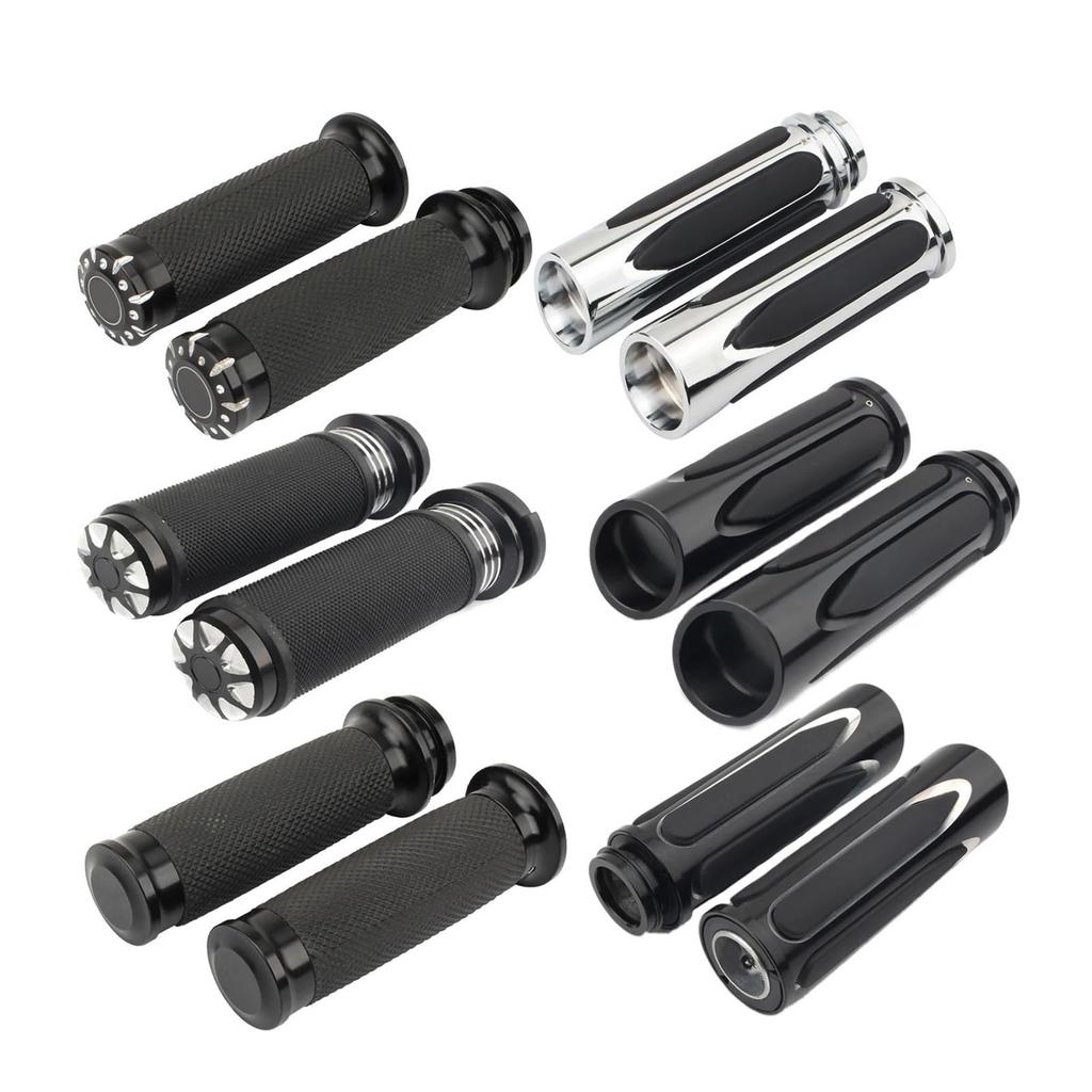 EUUTNFRE(Small Shop) 1" 25mm Hand Grip Handlebar Electronic Throttle Handle Grip, Compatible with Harley