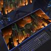Spiel D-DOOM E-Eternal Mauspads RGB Leuchtend Große Tischunterlage Verschlüsselt Anti-Rutsch Super Großes Gaming-Mauspad Erweiterte Spielmatte