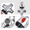 Brass Plated Thermostatic Mixing Valves Easy Installation Temperature Control Valves for Home Bathroom & Plumbing Systems