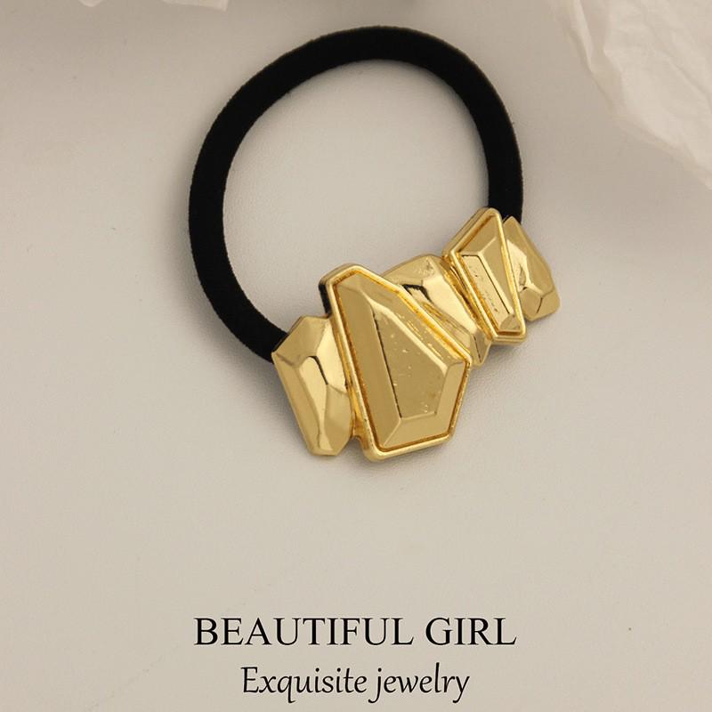 Minimalist Metal Hair Ring - New Korean Style High-End Ponytail Tie Rubber Band.