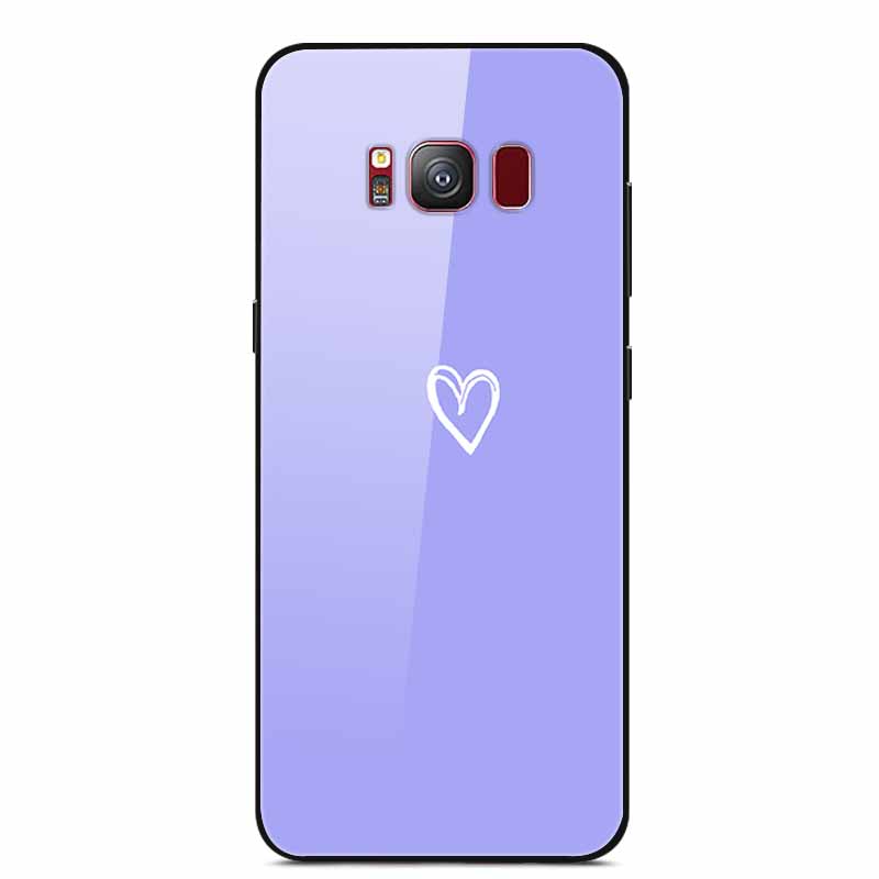 Glass Back Cover For Samsung S8 Plus Phone Case S8Plus Hard Tempered Glass Case For Samsung Galaxy S8 Plus Case S 8 Soft Edge