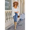 2026 Neue modische V-Ausschnitt Strickjacke Lockerer Pullover Langarm Tasche Oberteil