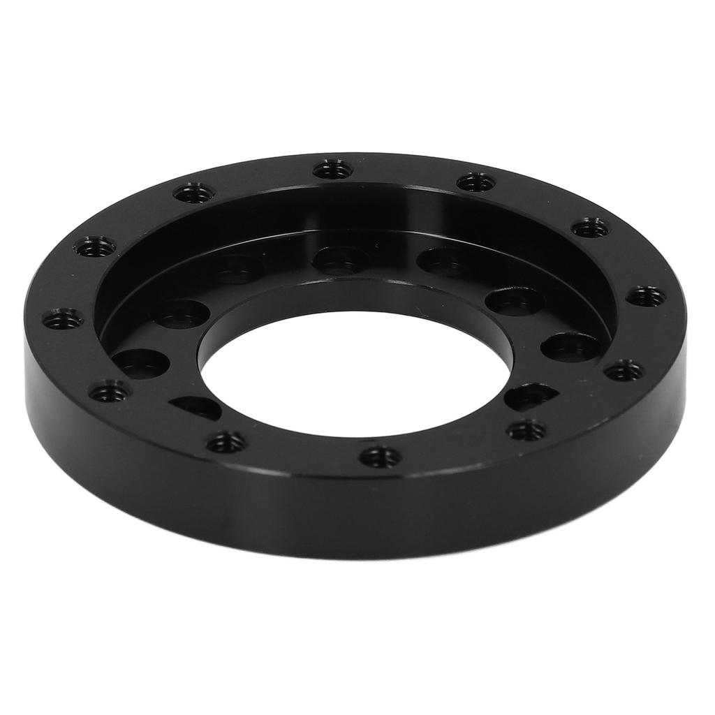 Alloy Steering Wheel Adapter Plate Black Replacement Accessories Car Gaming Steering Wheel Adapter