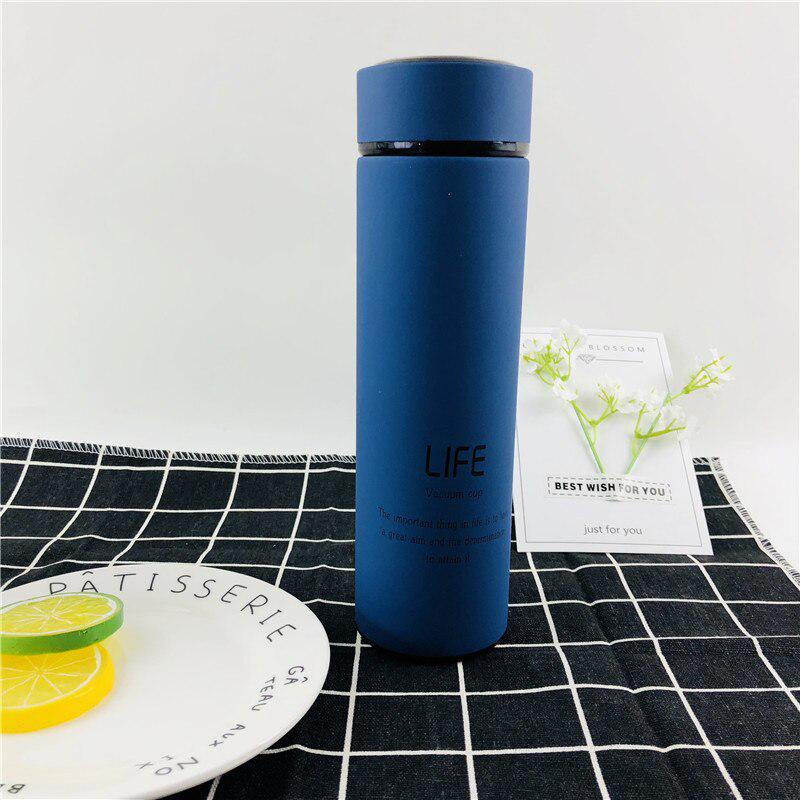 500 ml Isolierflaschen, Tee-Ei, Flasche, doppelwandiger Thermosbecher aus 304 Edelstahl