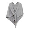 Women Knitted Shawl Scarf Solid Color Soft Warm Cardigan Cape Soft Texture Winter Shawl
