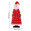Christmas Felt Advent Calendar Wall Hanging Santa Advent Calendar with Pockets 24 Days Kids Toys For Children Christmas Gift