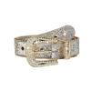 Women's Gold Shiny Waist Belt With Water Drill Decoration Ins Style