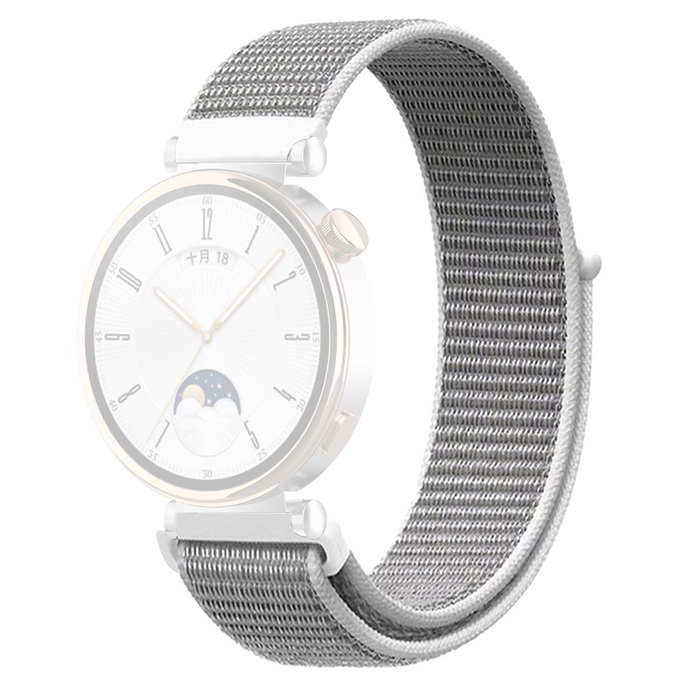 For Huawei Watch GT 4 41mm/Garmin Venu 3S Watch Band 18mm Nylon Loop Adjustable Wrist Strap