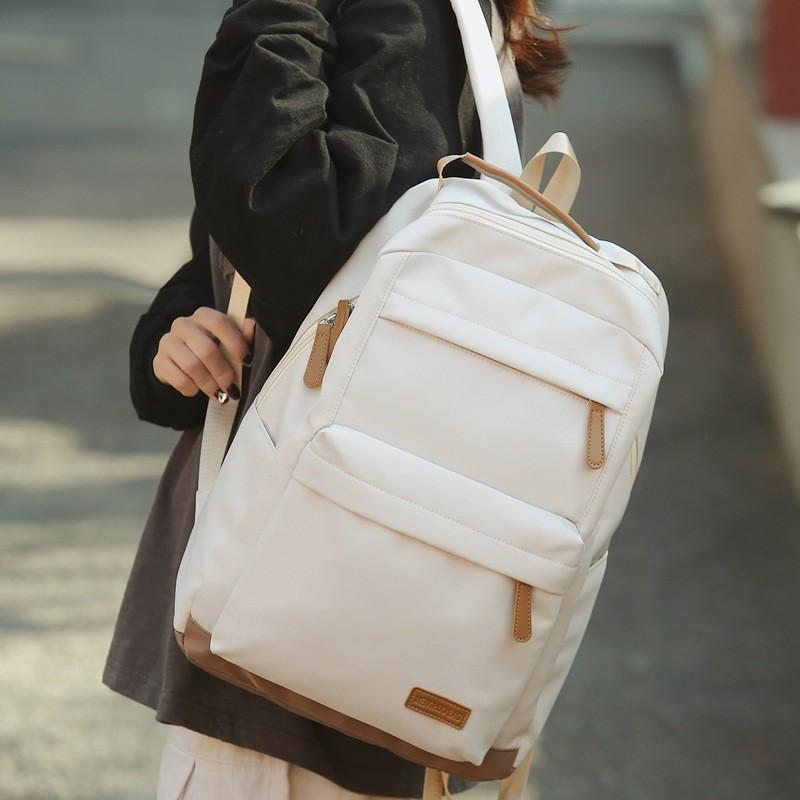 

Large Capacity Unisex College Travel Backpack For High School Students With Letter Pattern Design