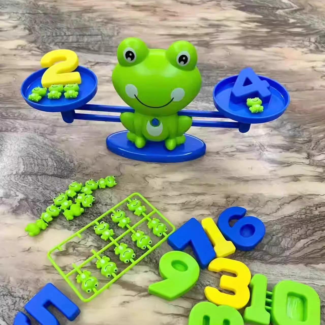 

Весы-лягушка для математики Douyin: Развивающая игрушка-пазл для когнитивного и логического развития детей