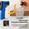 Infrared Thermometers with K-Type Probe Non-contact High Temperature Meter Imager Infrared Laser Thermometer