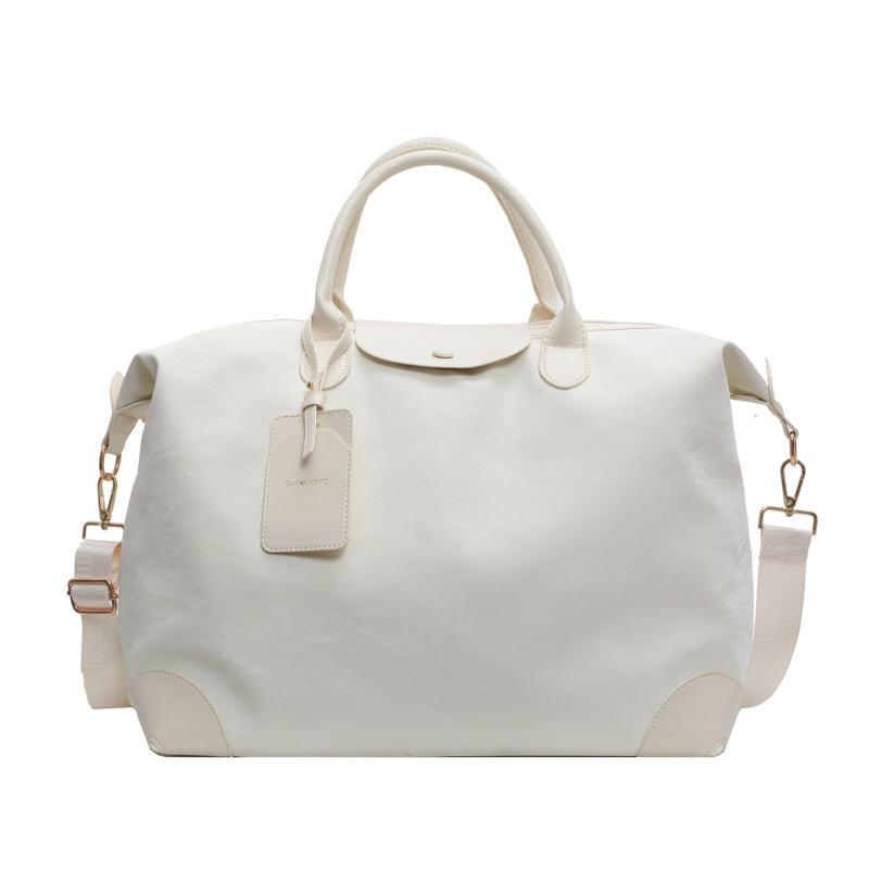 Fashion Travel Bag Large Capacity Korean Version Fitness Bag Women's Short Business Trip Portable Boarding Bag Travel Storage Duffel Bag