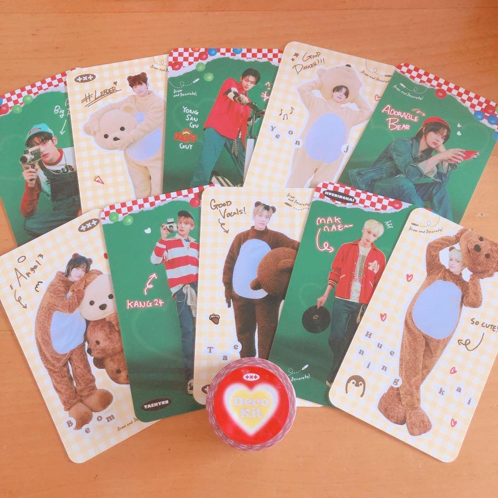 [USED] TXT Deco Kit 2022 Random Trading Cards