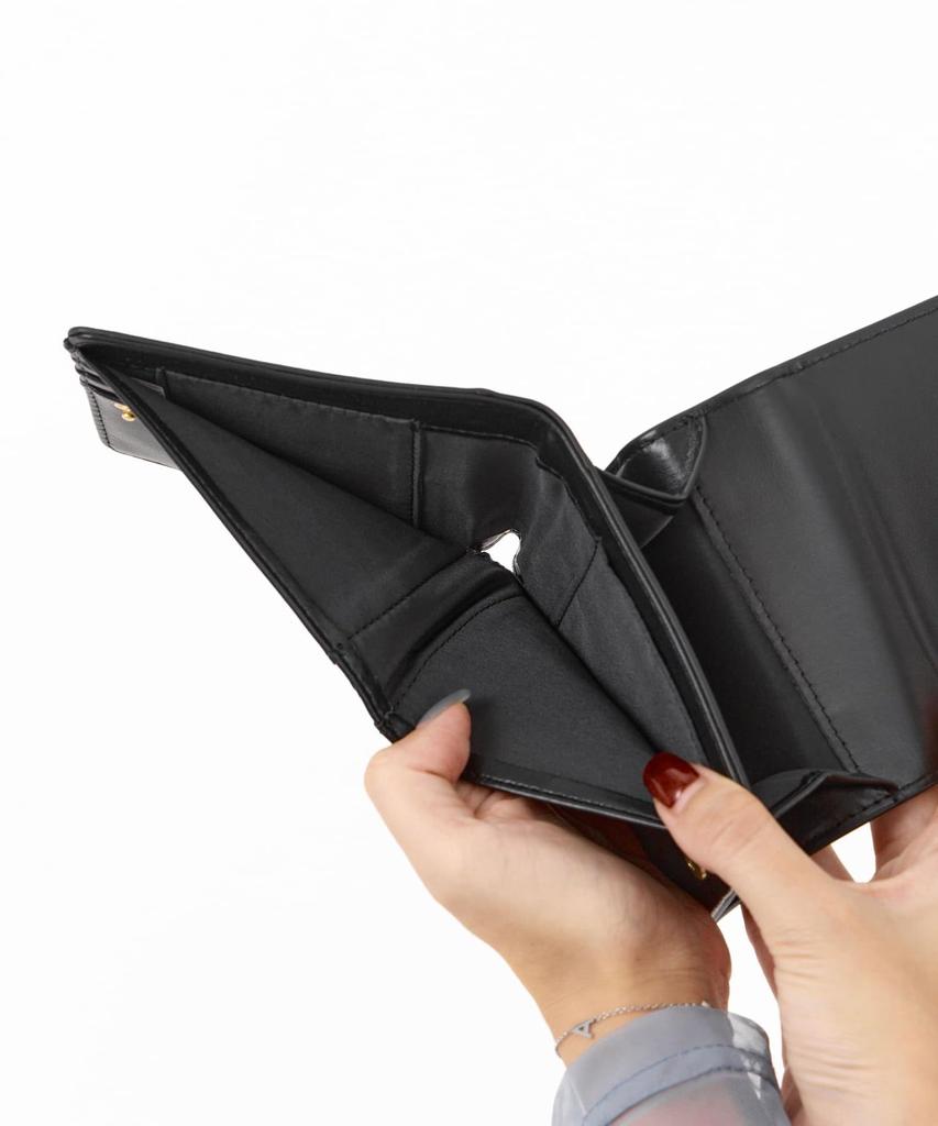 Curve-shape Wallet, Bi-fold, Compact, Easy To Clean, Large Capacity