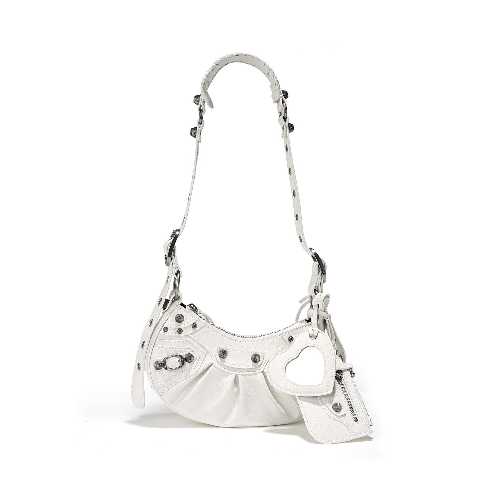 

Сумка Новая Клепки 3-в-1 Складная На одно плечо Кроссбоди Сумка-локомотив Женская Подмышечная сумка