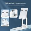 Foldable Metal Tablet Stand for Desktop: Adjustable for Online Classes & Gaming